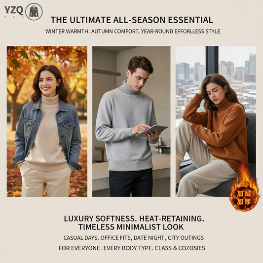 Elevated Knitted Turtleneck SweaterTM